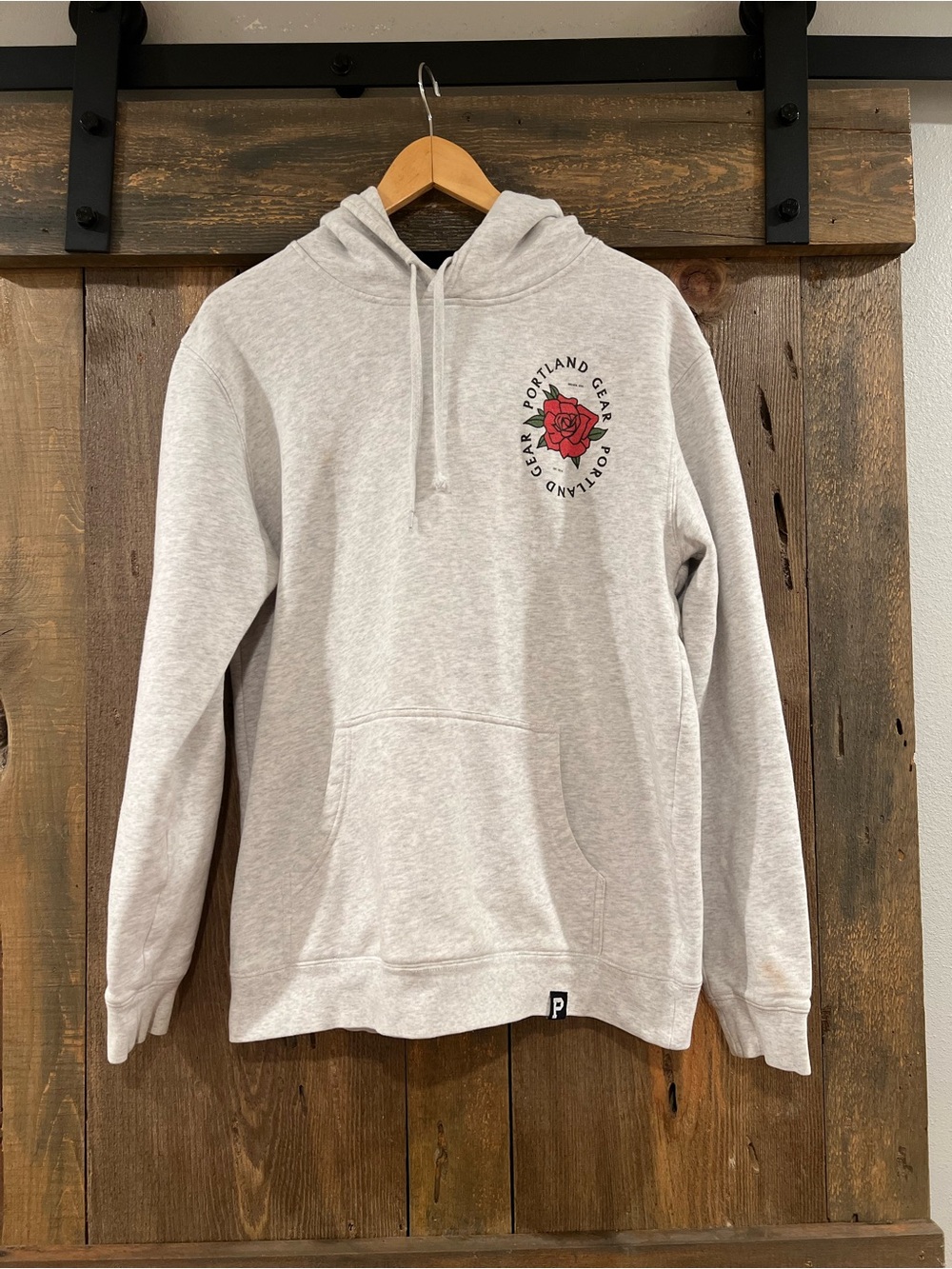 Portland Gear Gray Pullover Hoodie Medium